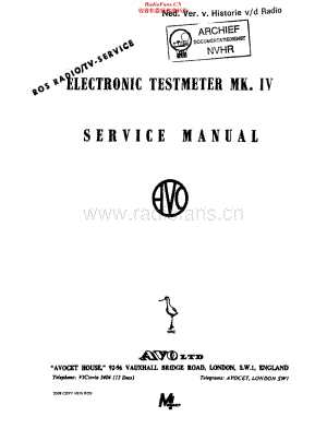 AVO_TestmeterMkIV维修电路原理图.pdf