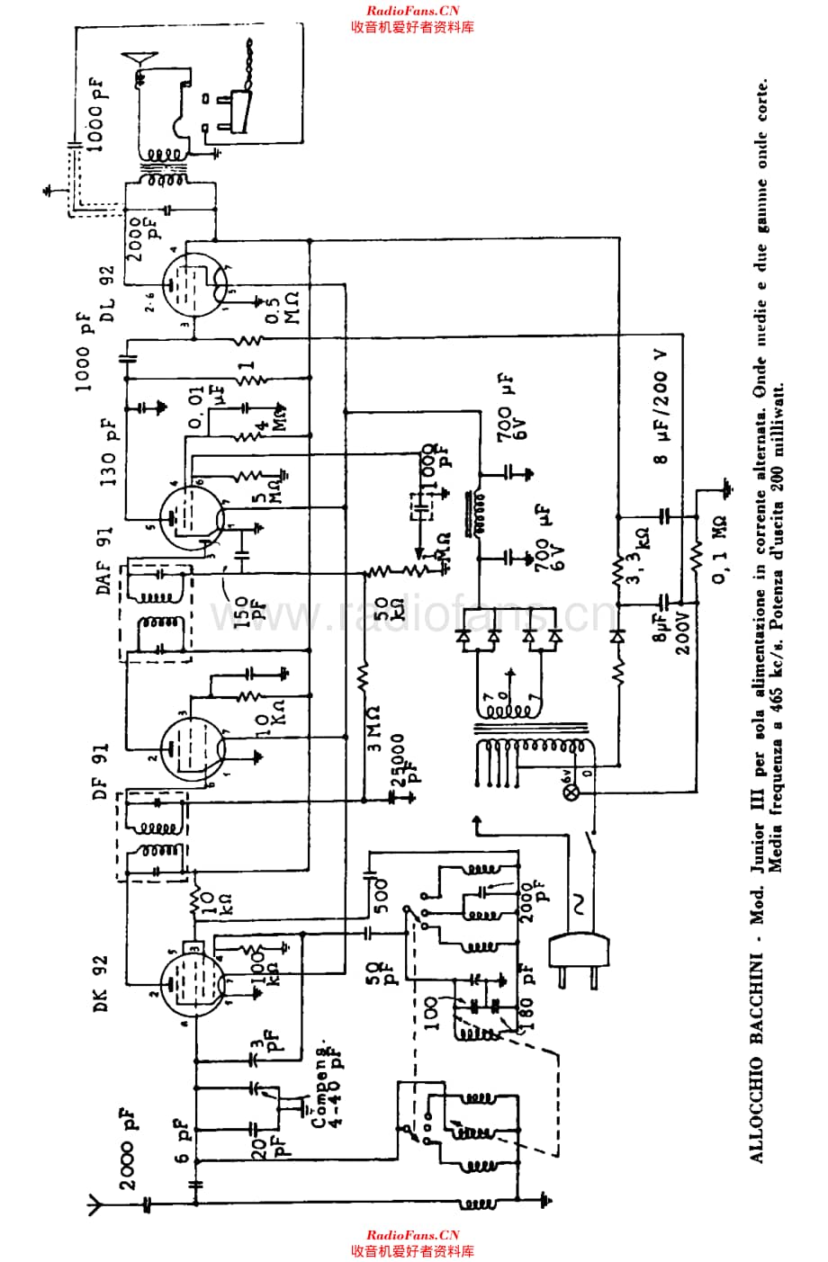 AllocchioBacchini_JuniorIII维修电路原理图.pdf_第1页