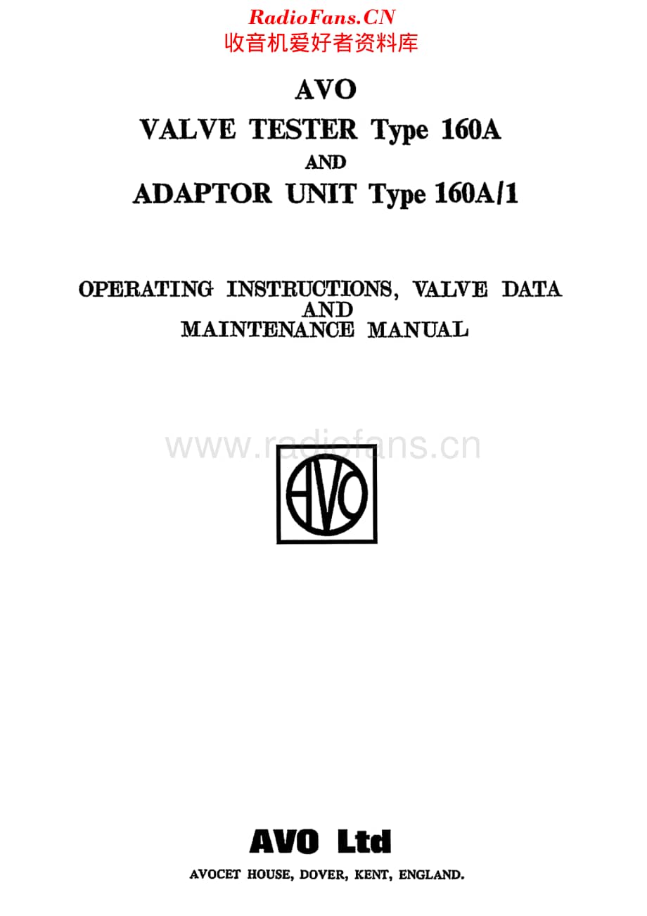 AVO_CT160A维修电路原理图.pdf_第1页