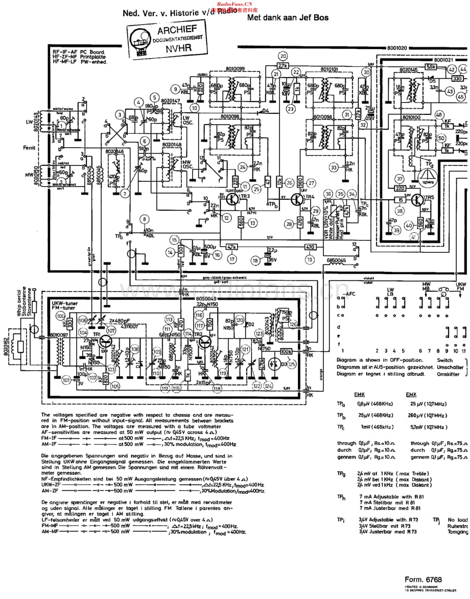 B&O_Beolit700-1505维修电路原理图.pdf_第1页