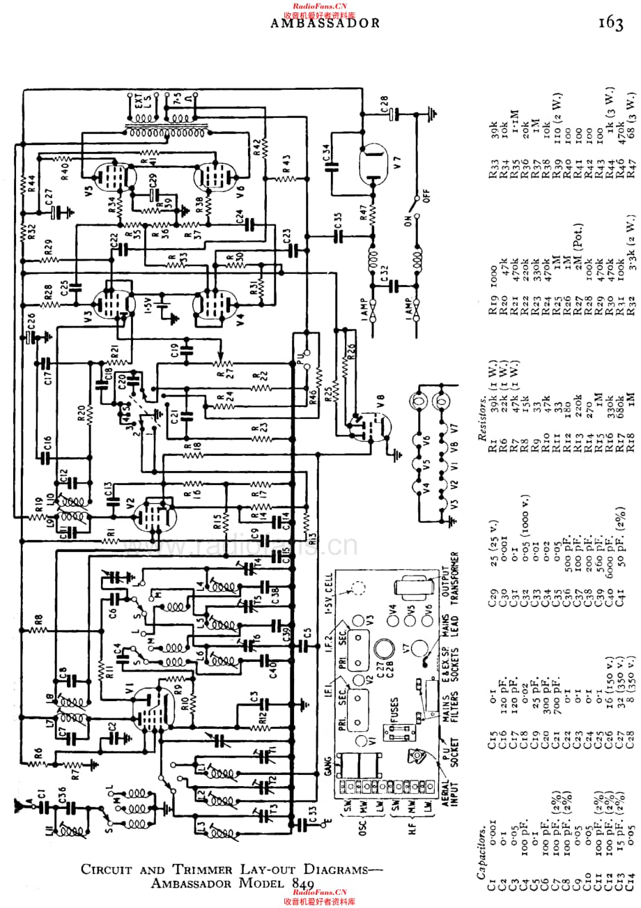 Ambassador_849维修电路原理图.pdf_第2页