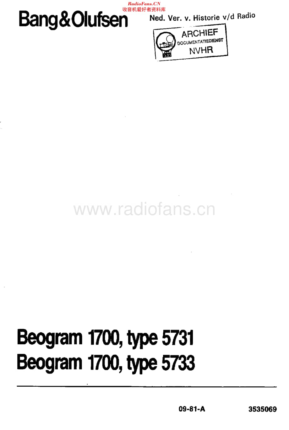 B&O_Beogram1700维修电路原理图.pdf_第1页