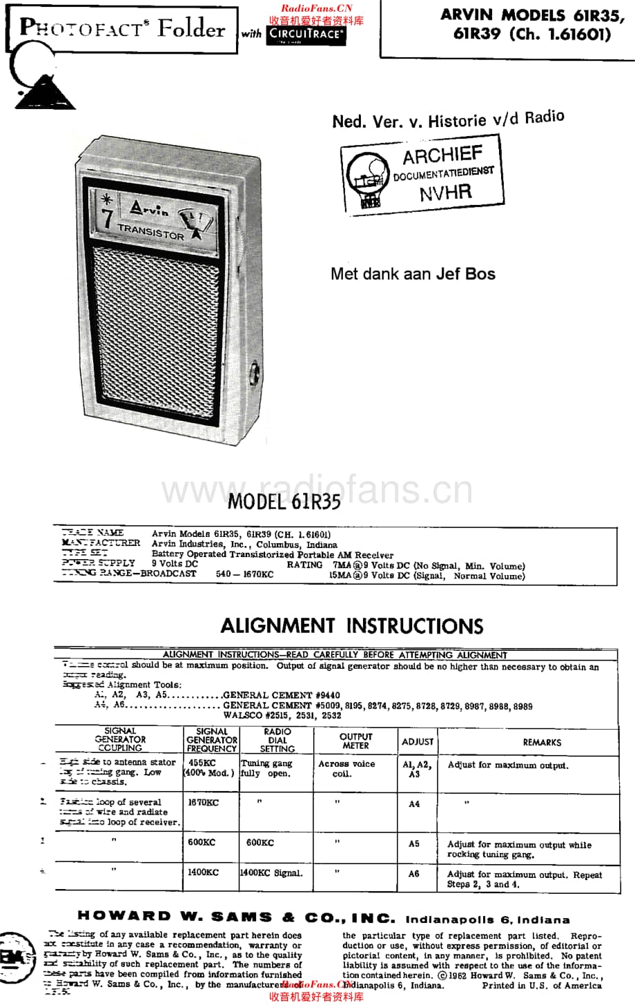 Arvin_61R35维修电路原理图.pdf_第1页