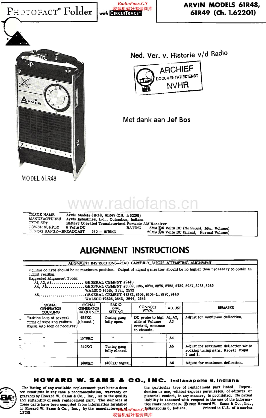 Arvin_61R48维修电路原理图.pdf_第1页