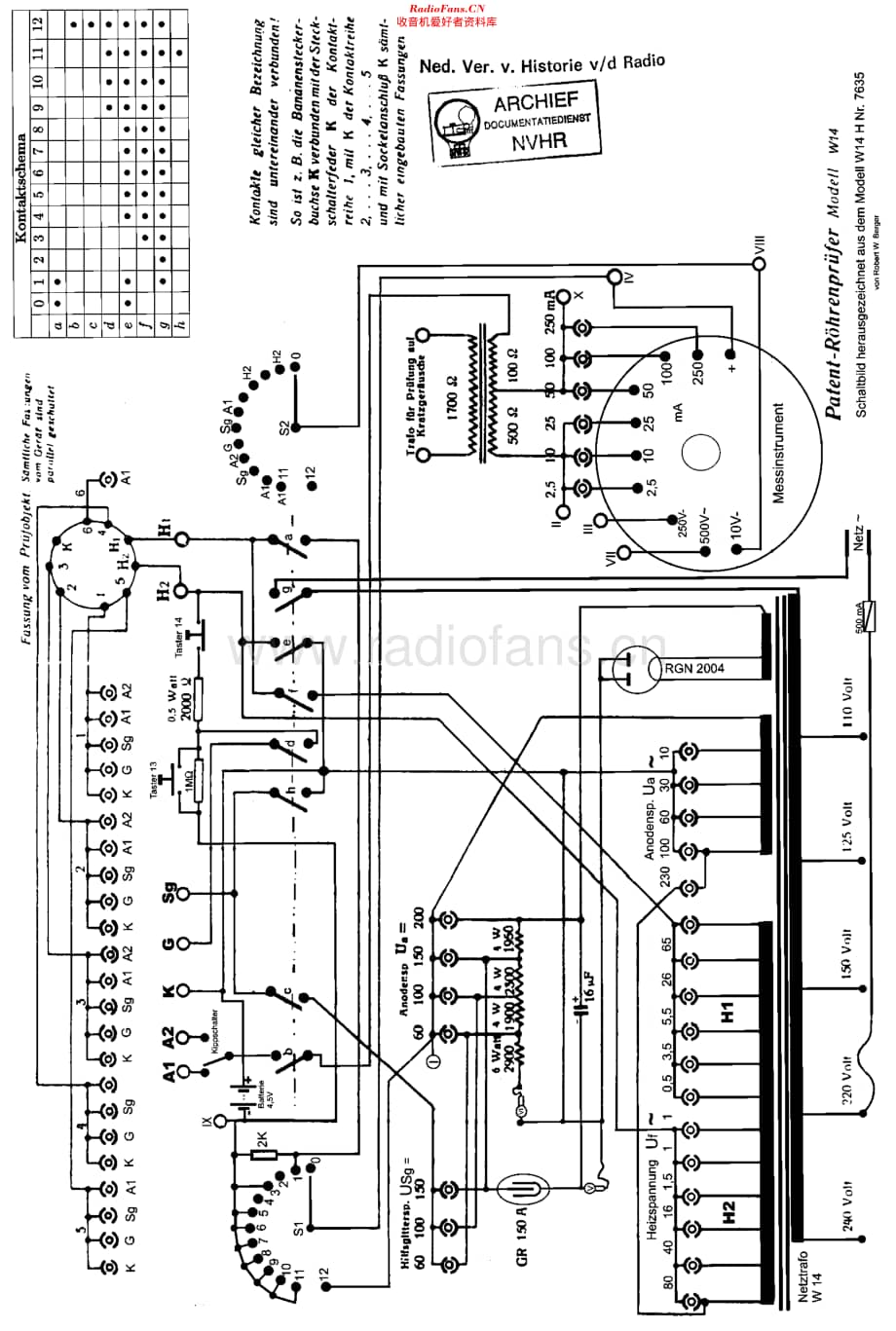 Funke_W14维修电路原理图.pdf_第1页