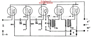 Gody_Amplificateur5Lampes维修电路原理图.pdf