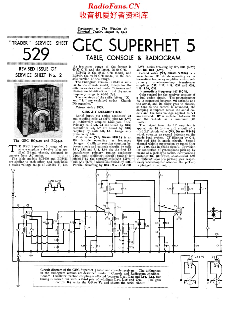 Gecophone_BC3440维修电路原理图.pdf_第1页