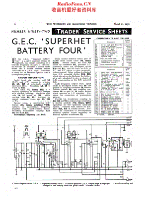 Gecophone_SuperhetBattery4维修电路原理图.pdf