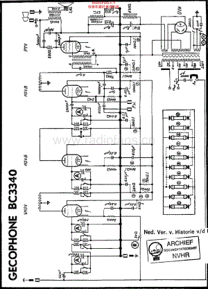 Gecophone_BC3340维修电路原理图.pdf