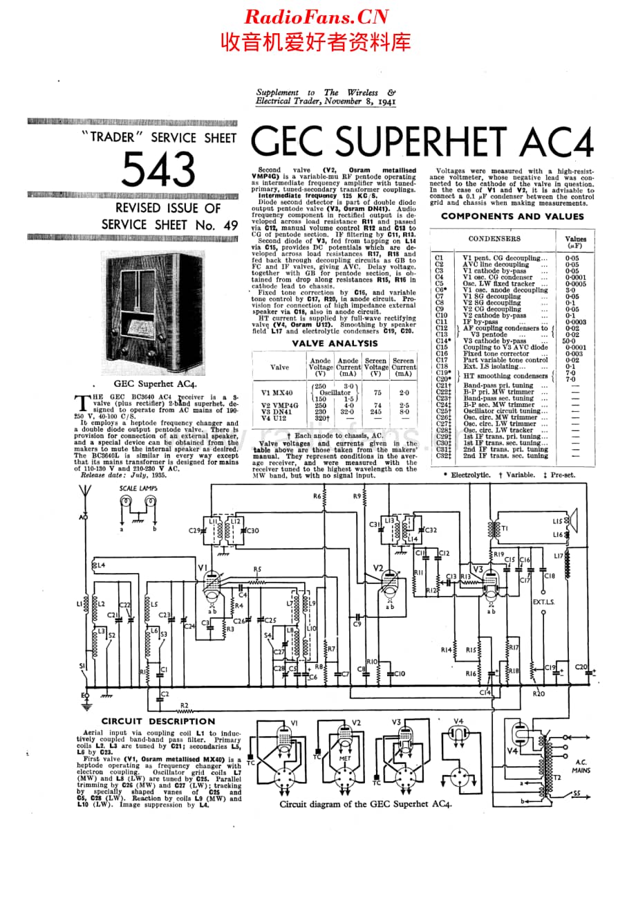 Gecophone_BC3640维修电路原理图.pdf_第1页