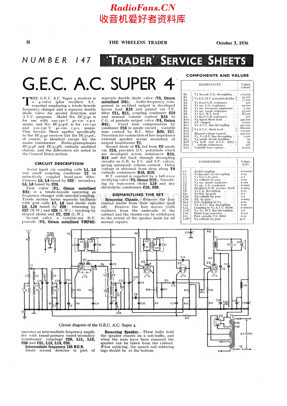 Gecophone_BC3740维修电路原理图.pdf_第1页