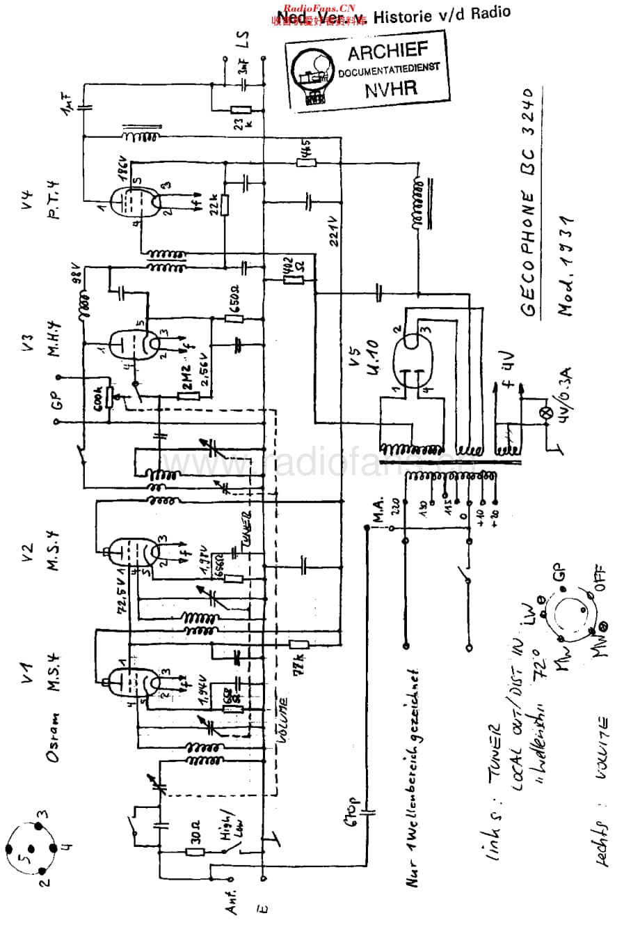 Gecophone_BC3240维修电路原理图.pdf_第1页