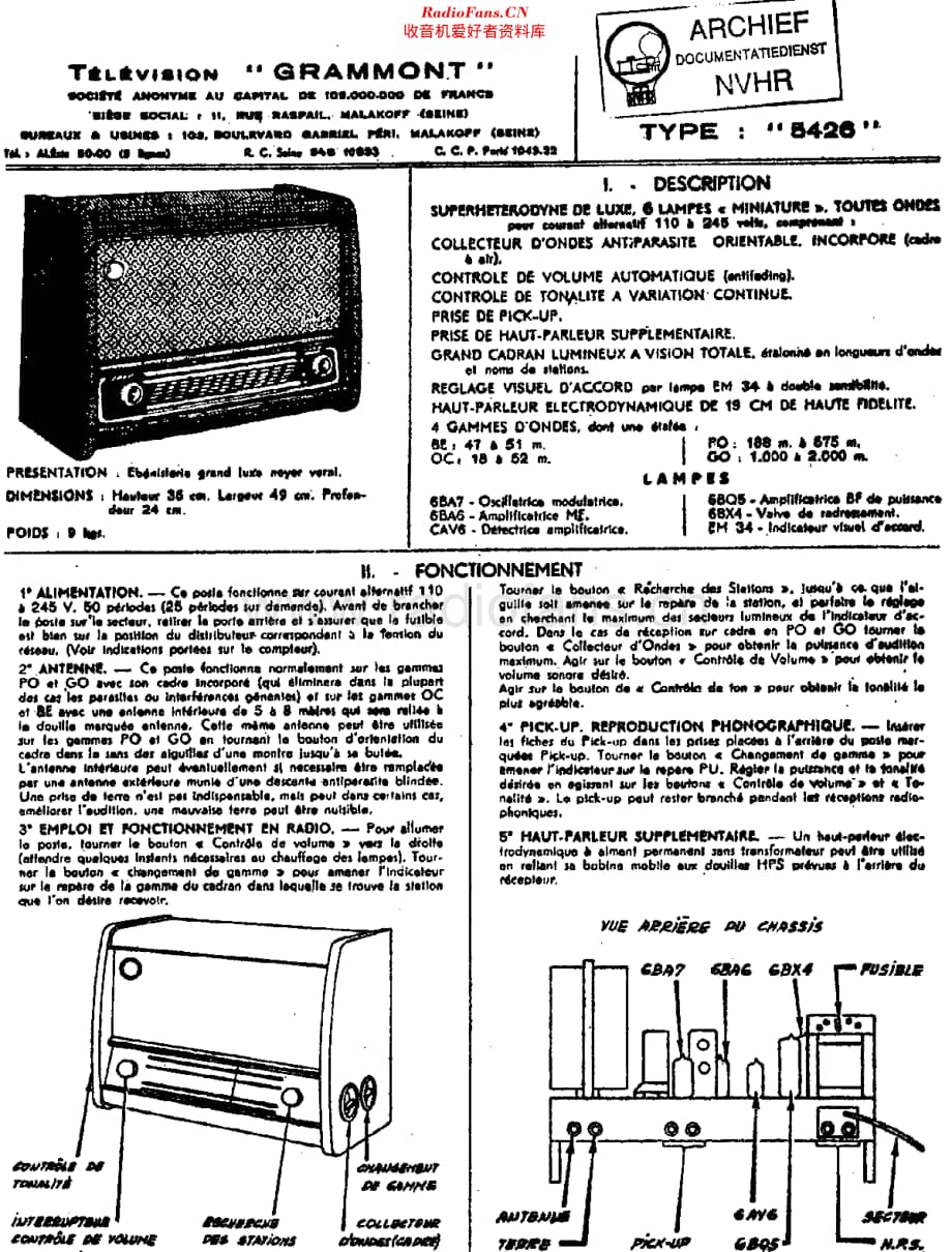 Grammont_5426维修电路原理图.pdf_第1页