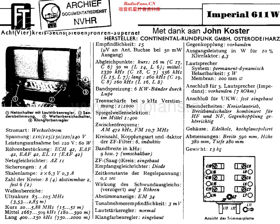 Imperial_611W维修电路原理图.pdf_第1页