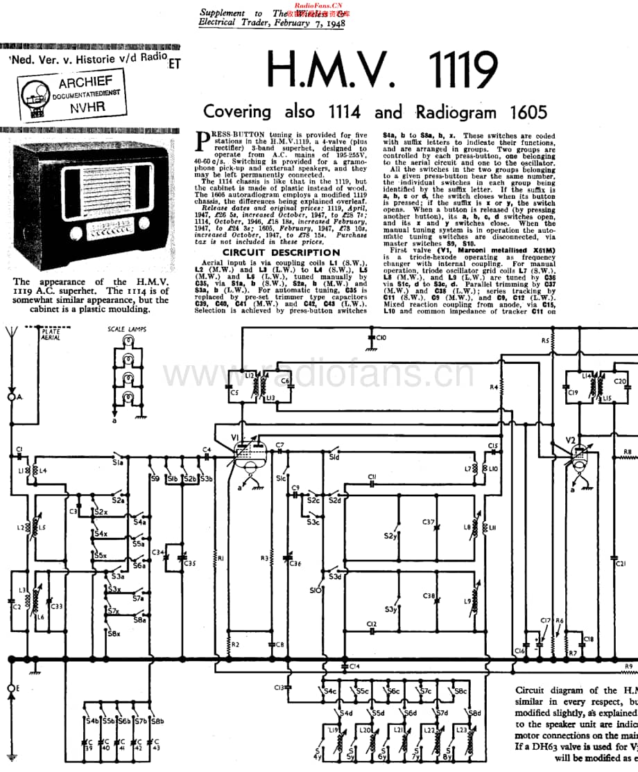 HMV_1119维修电路原理图.pdf_第1页