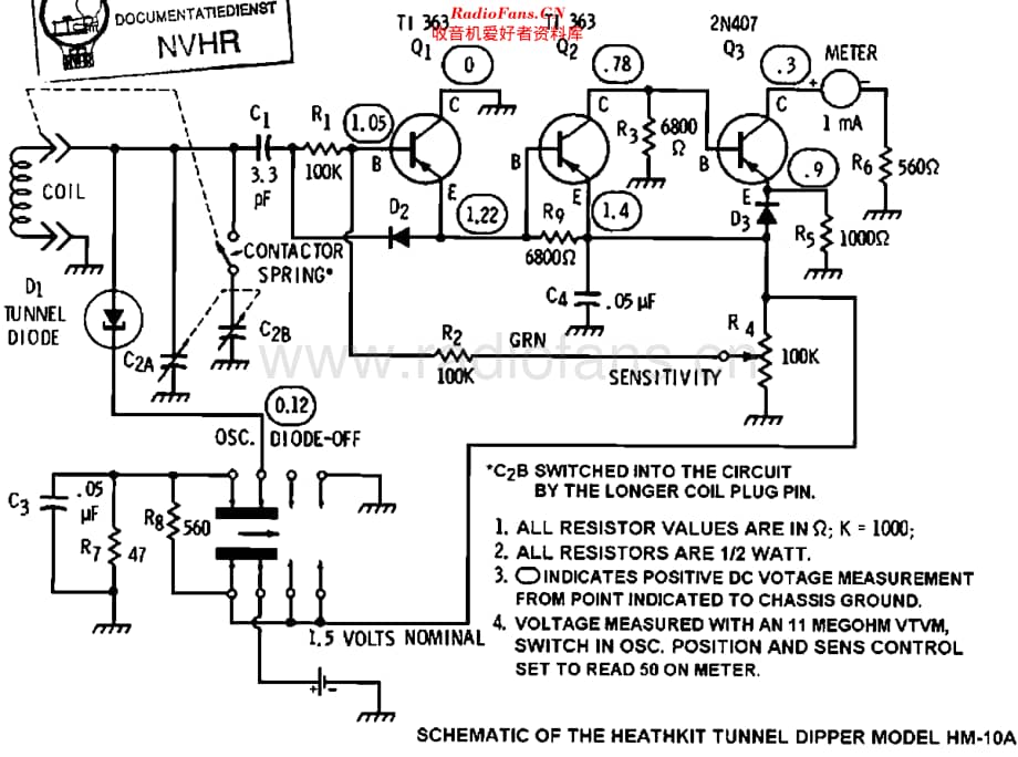 Heathkit_HM10维修电路原理图.pdf_第1页