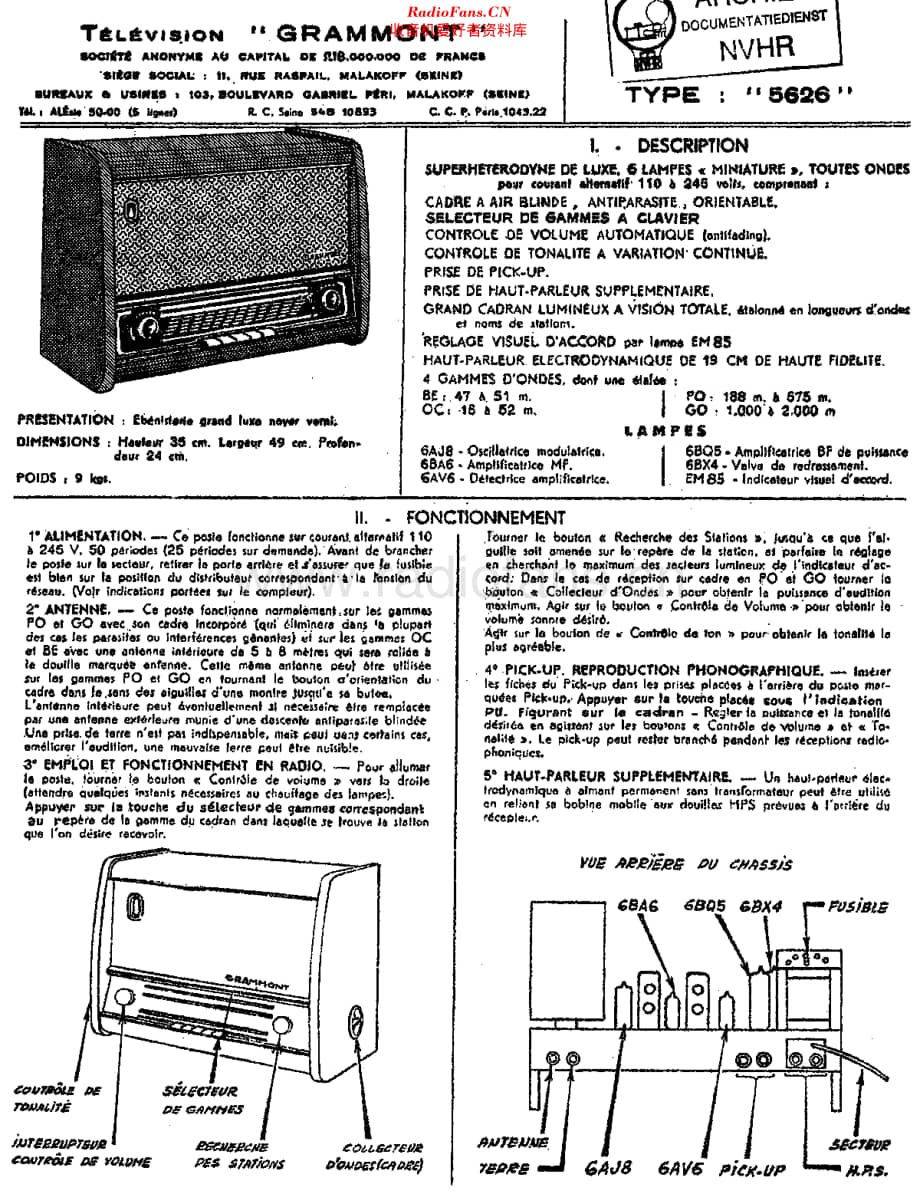 Grammont_5626维修电路原理图.pdf_第1页