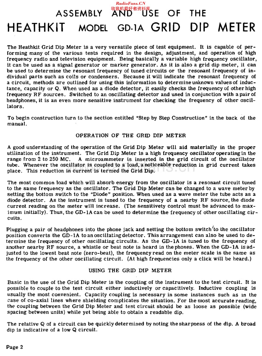 Heathkit_GD1A维修电路原理图.pdf_第2页