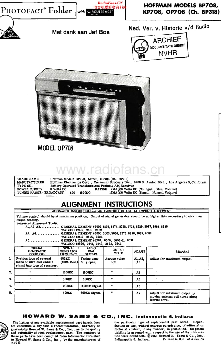 Hoffman_BP708维修电路原理图.pdf_第1页