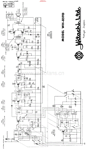 Hitachi_WH859维修电路原理图.pdf