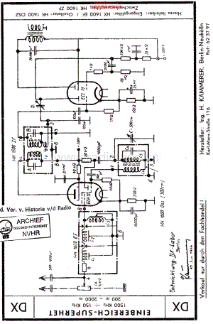 Kammerer_HK1600维修电路原理图.pdf