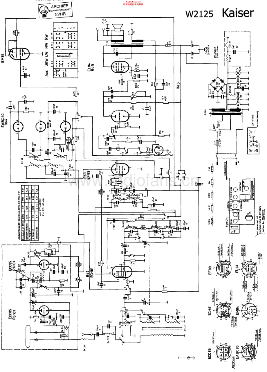 Kaiser_W2125维修电路原理图.pdf_第1页