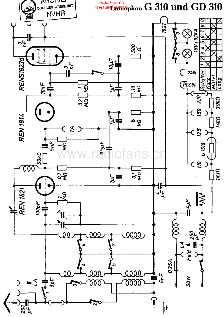 Lumophon_G310维修电路原理图.pdf_第1页