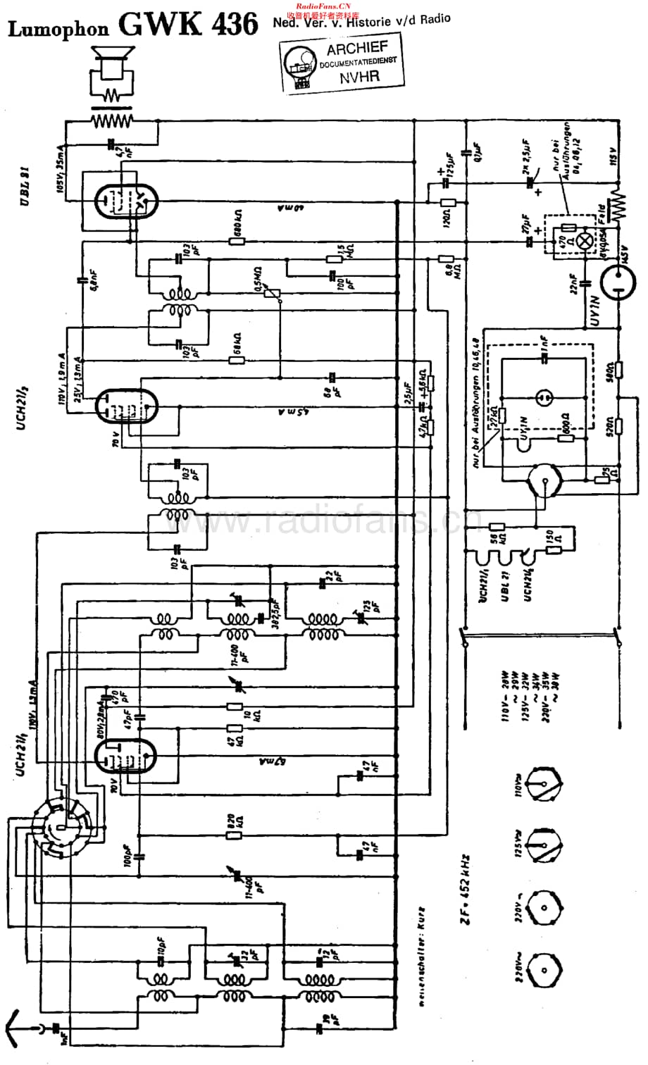 Lumophon_GWK436维修电路原理图.pdf_第1页