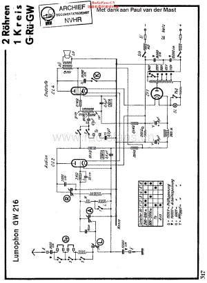 Lumophon_GW216维修电路原理图.pdf