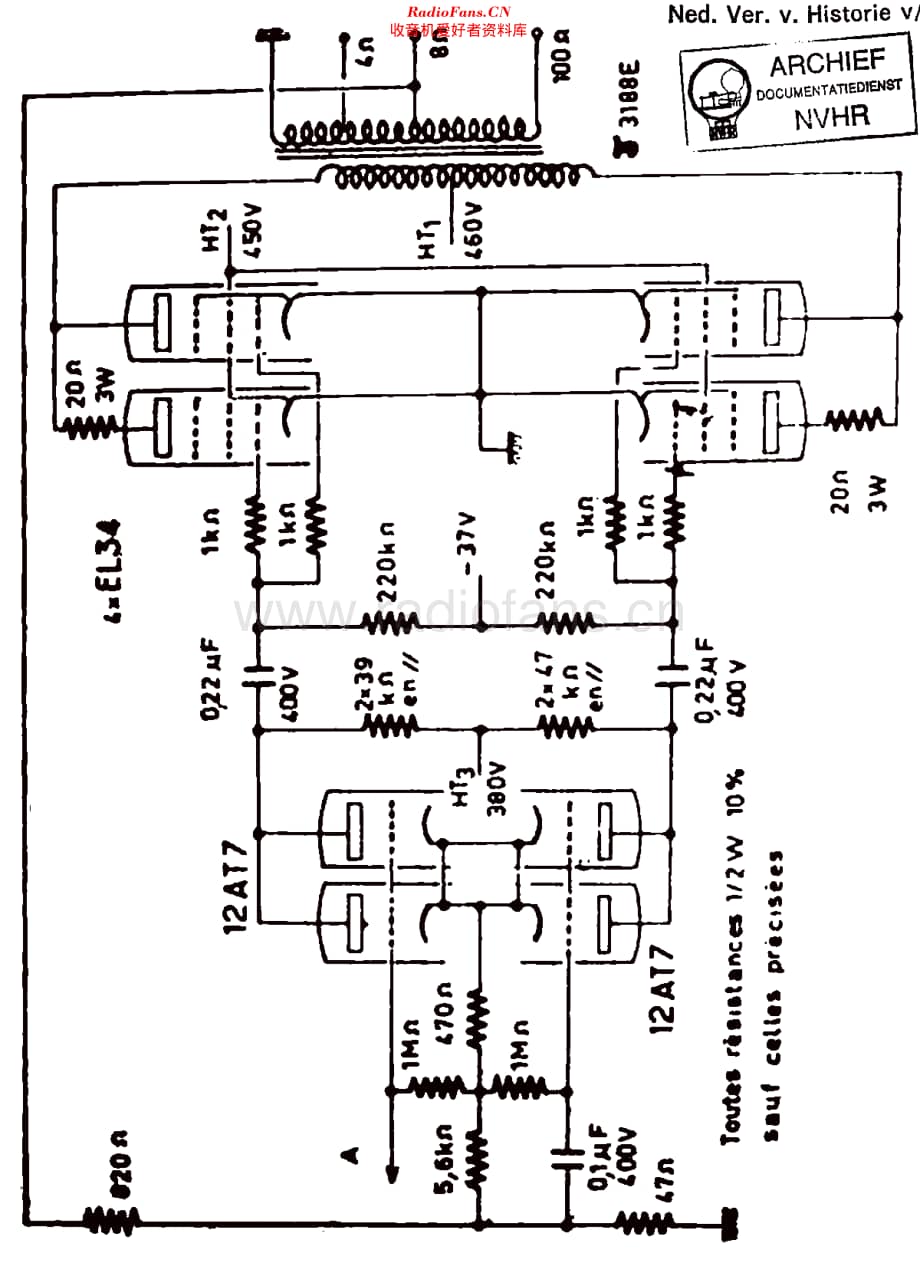 Magnetic_Ampli50W 维修电路原理图.pdf_第1页