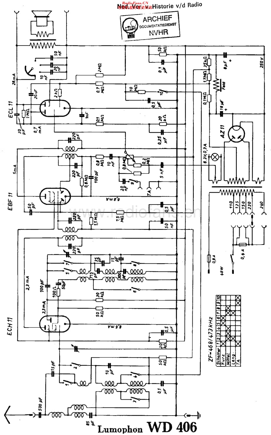 Lumophon_WD406维修电路原理图.pdf_第1页