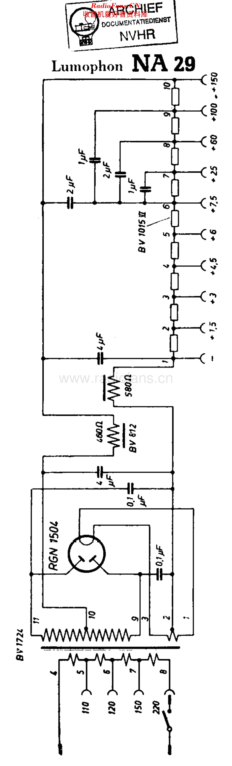 Lumophon_NA29维修电路原理图.pdf_第1页