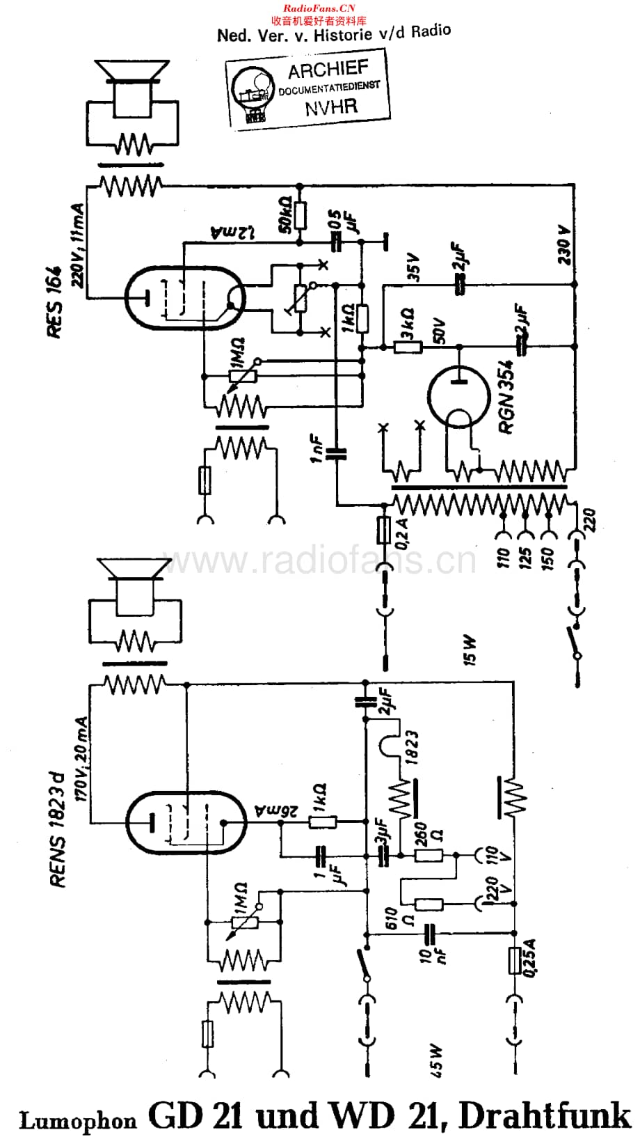 Lumophon_WD21维修电路原理图.pdf_第1页