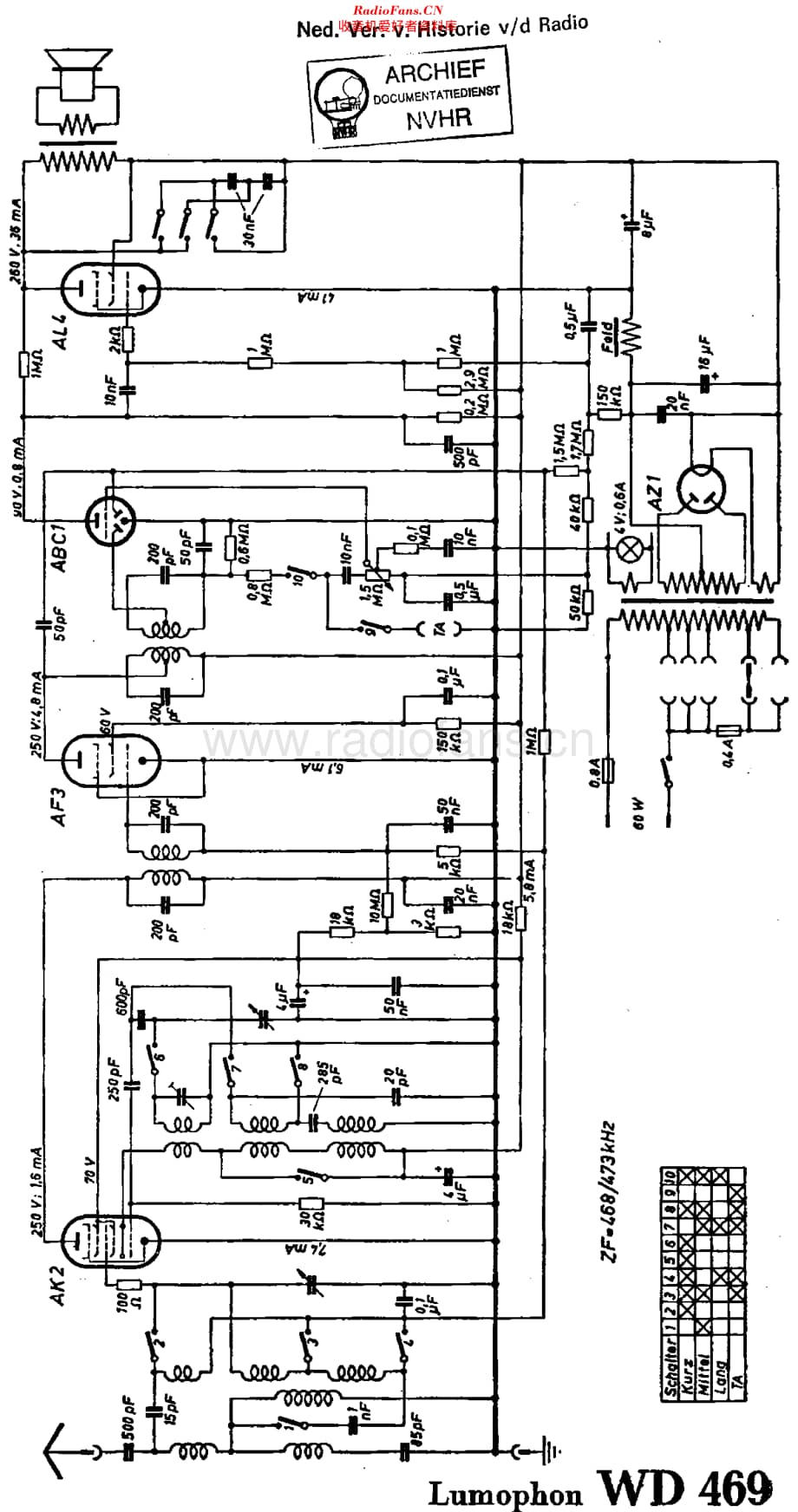 Lumophon_WD469维修电路原理图.pdf_第1页