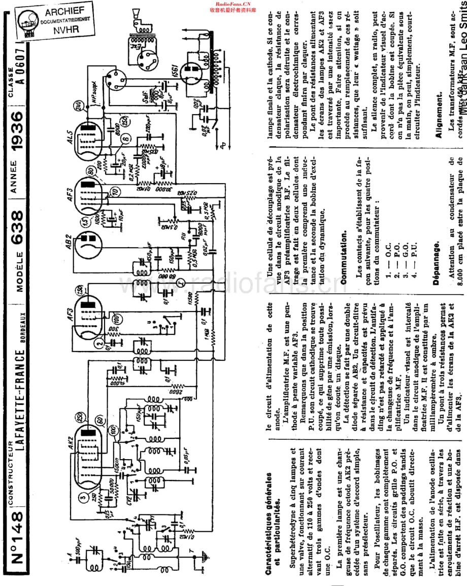 LafayetteFrance_638维修电路原理图.pdf_第1页