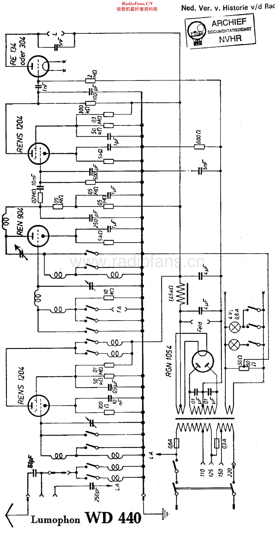 Lumophon_W440维修电路原理图.pdf_第1页