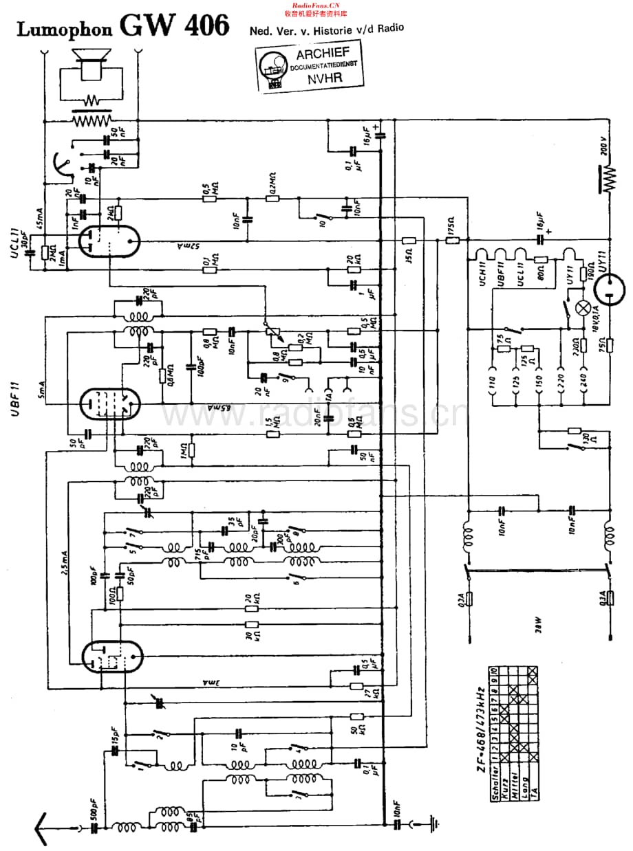 Lumophon_GW406维修电路原理图.pdf_第1页