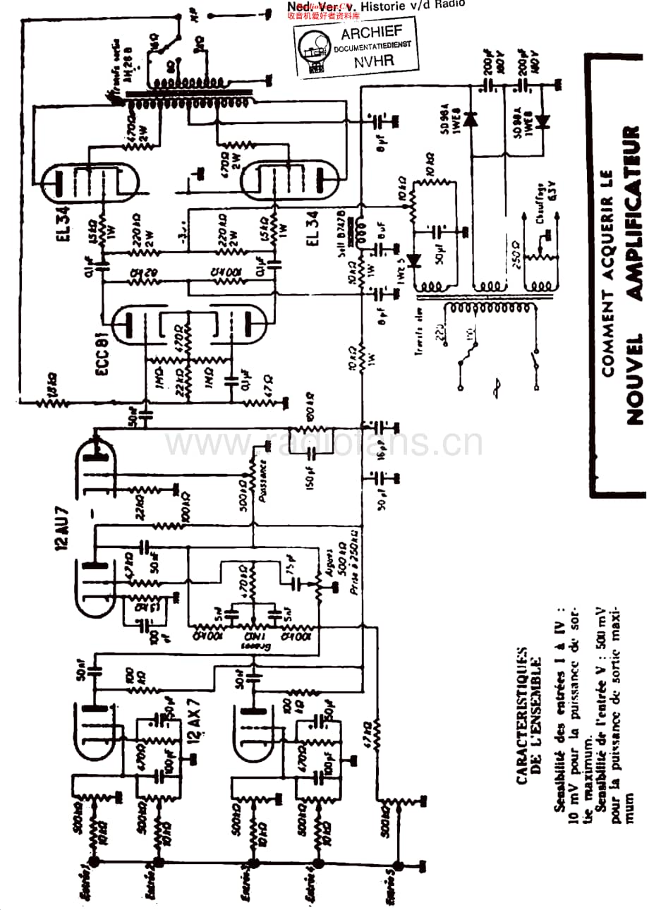 Magnetic_Ampli25W 维修电路原理图.pdf_第1页