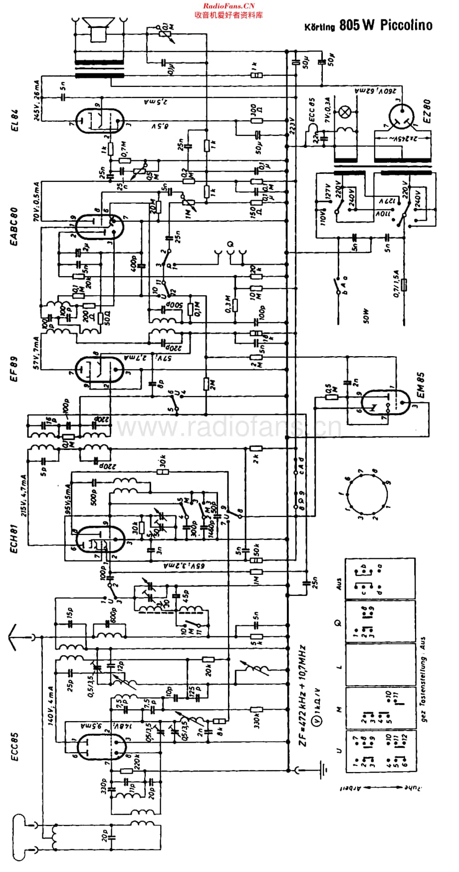 Korting_805W维修电路原理图.pdf_第1页