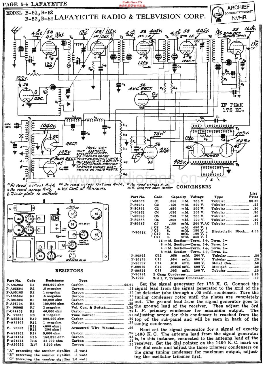 Lafayette_B51维修电路原理图.pdf_第1页