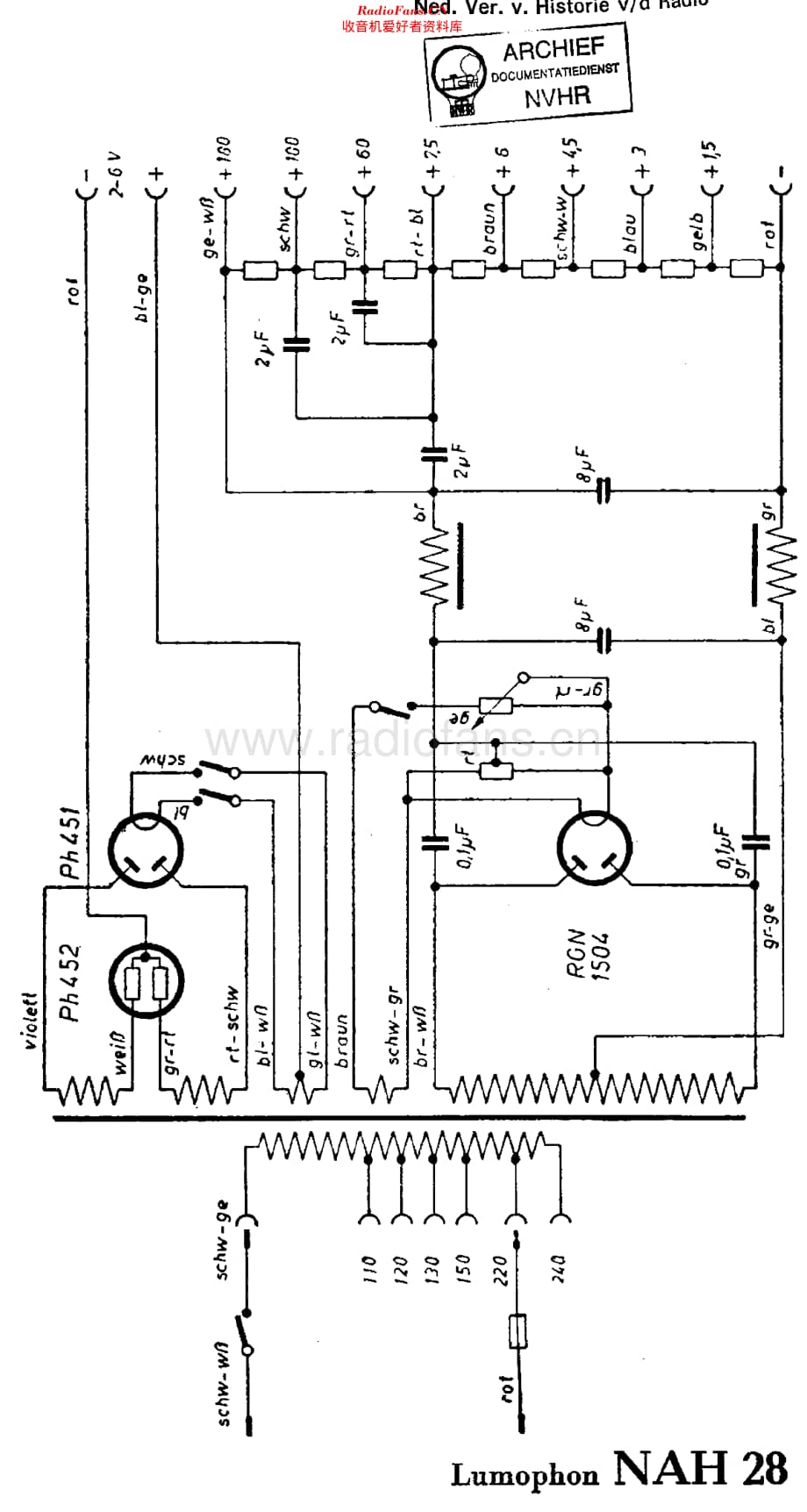 Lumophon_NAH28维修电路原理图.pdf_第1页