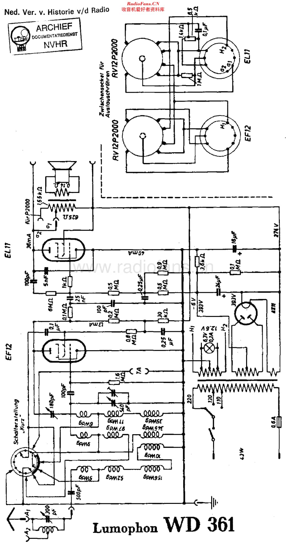 Lumophon_WD361维修电路原理图.pdf_第1页