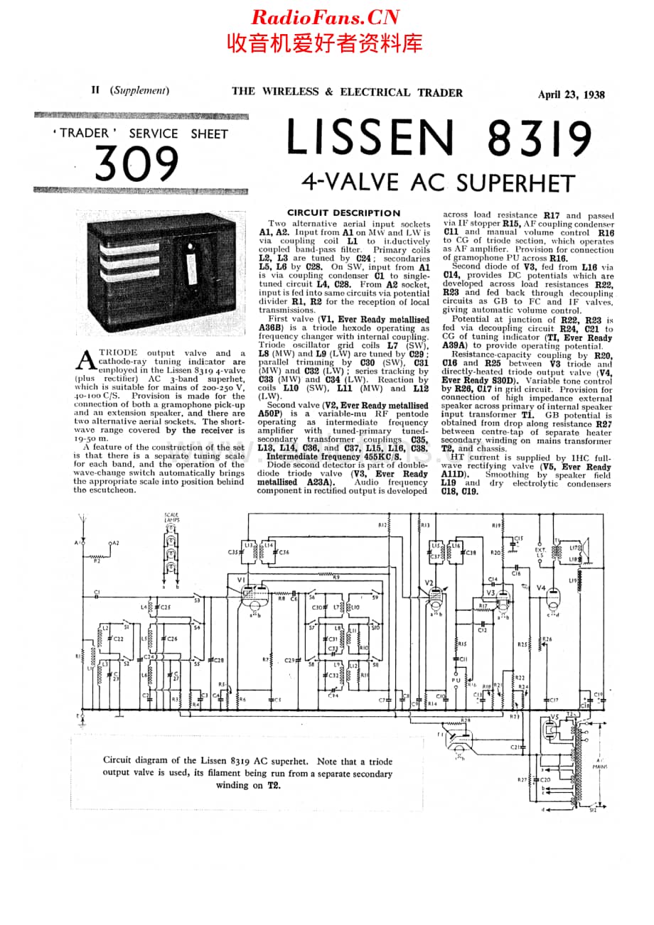 Lissen_8319维修电路原理图.pdf_第1页