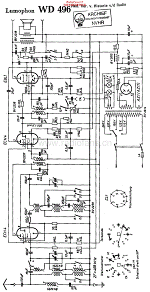 Lumophon_WD496维修电路原理图.pdf