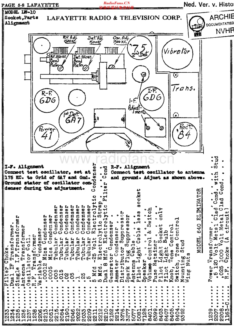 Lafayette_LW10维修电路原理图.pdf_第1页