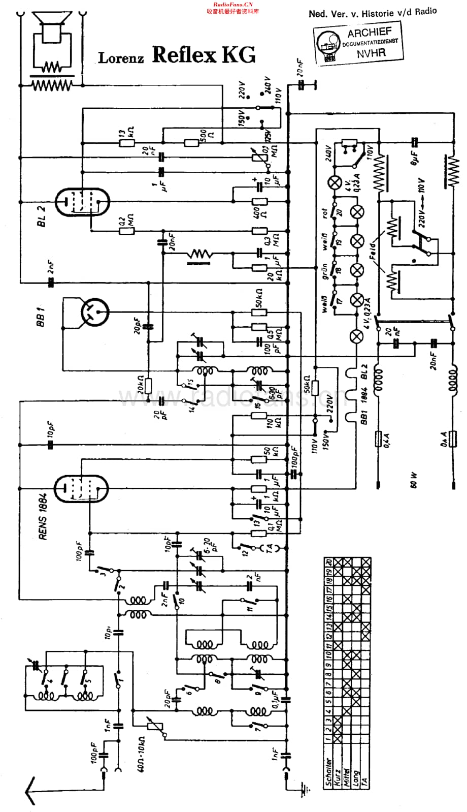 Lorenz_ReflexKG维修电路原理图.pdf_第1页