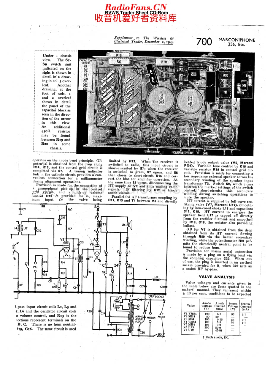 Marconiphone_256 维修电路原理图.pdf_第2页