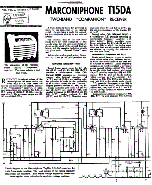 Marconiphone_T15DA 维修电路原理图.pdf