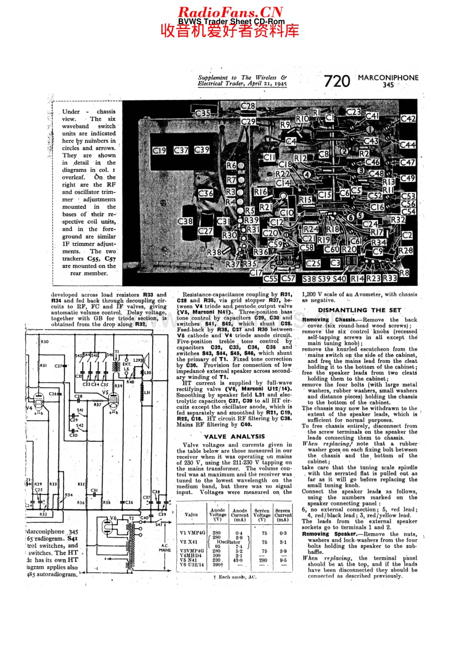 Marconiphone_345 维修电路原理图.pdf_第2页