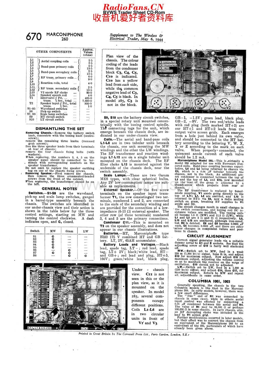 Marconiphone_260 维修电路原理图.pdf_第2页